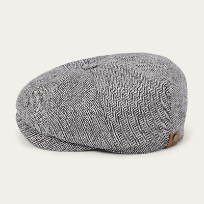 Herringbone Silk Hatteras Black Herringbone