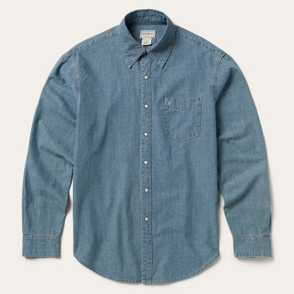 Chambray Denim Shirt Blue