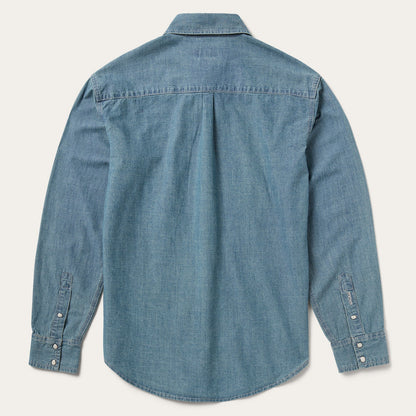 Chambray Denim Shirt Blue