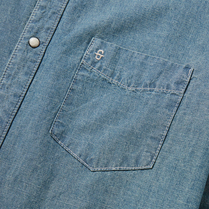 Chambray Denim Shirt Blue