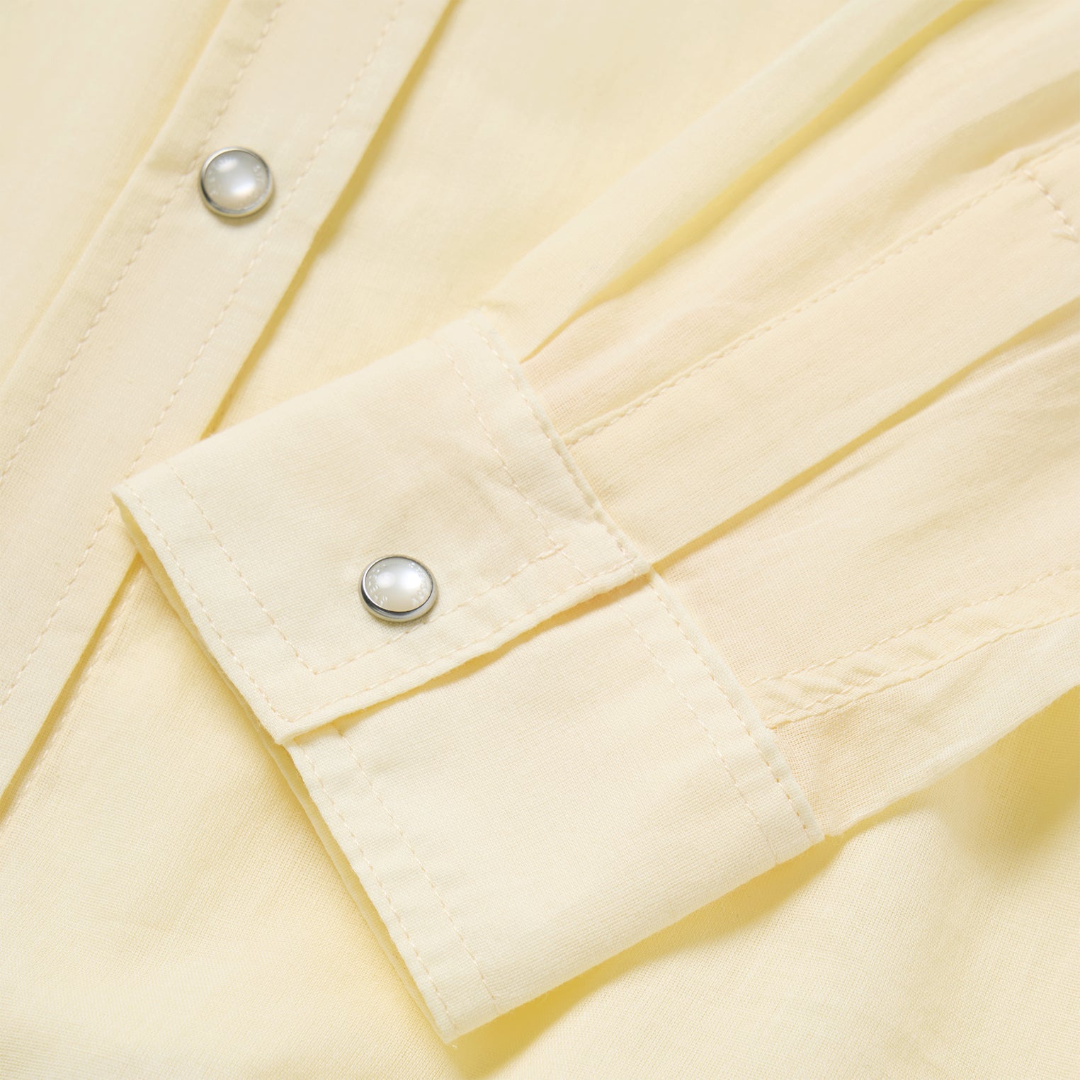 Embroidered Western Shirt Yellow