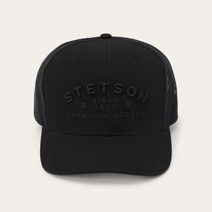 American Legend Trucker Cap Black/Black