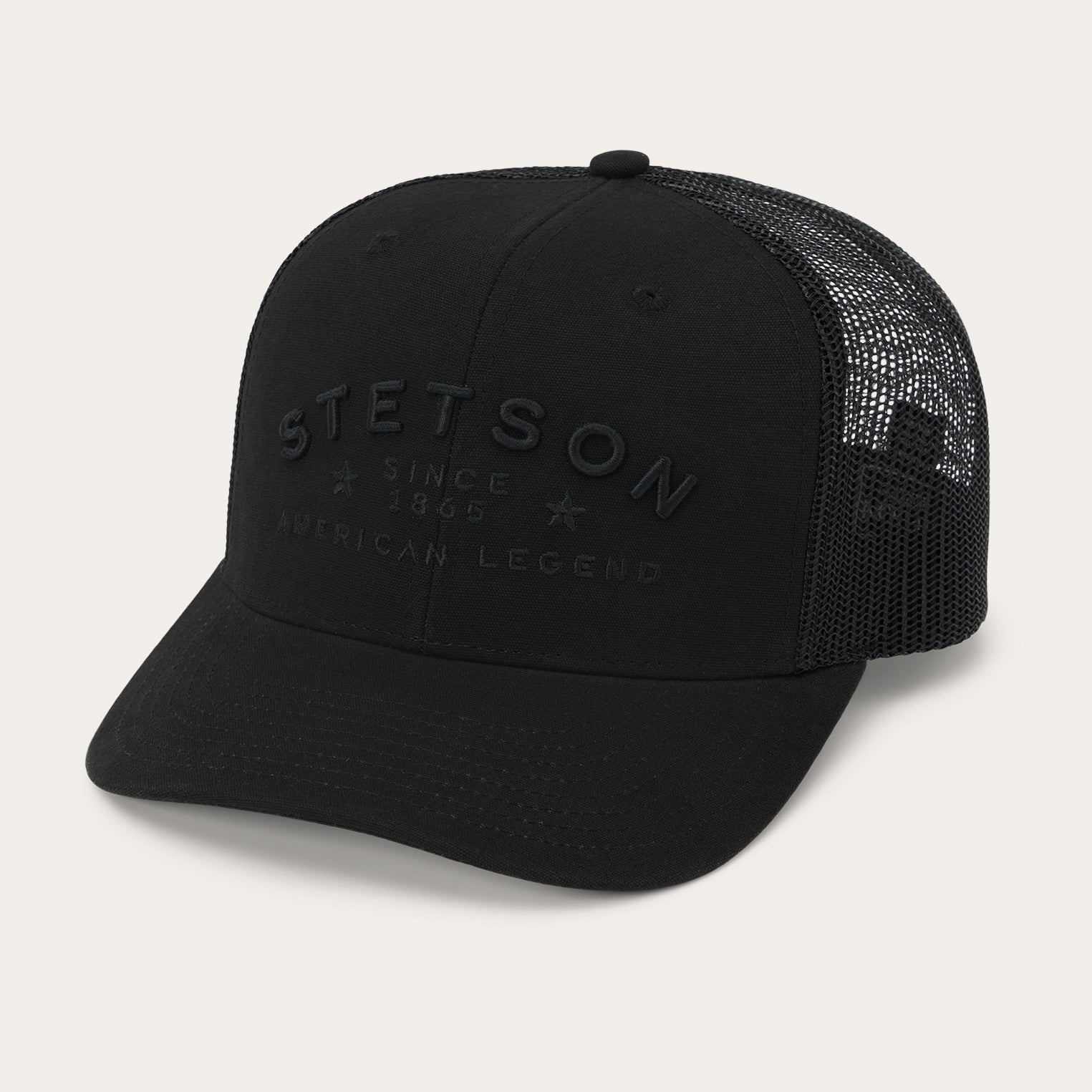 American Legend Trucker Cap Black/Black