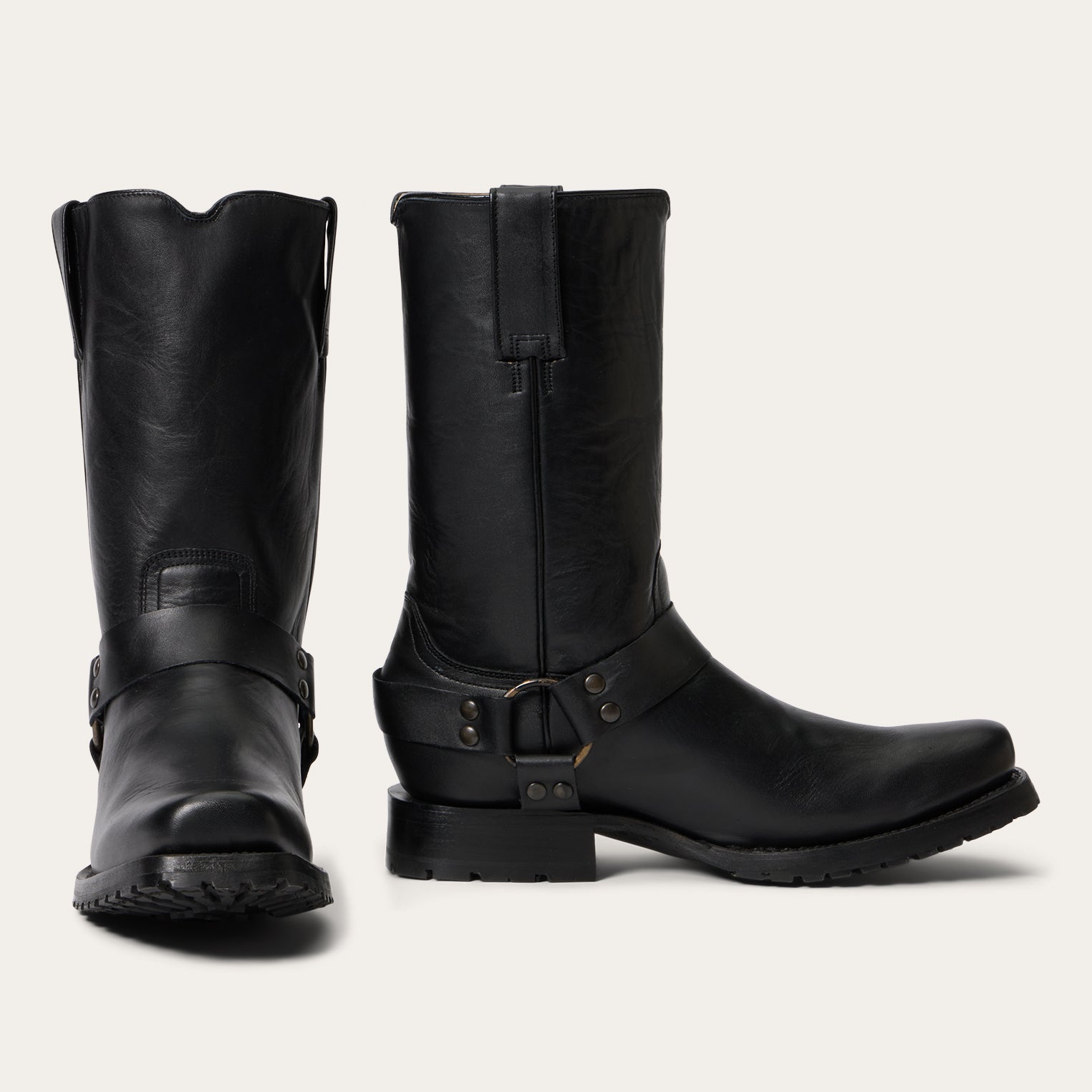 Heritage Harness Boots Black