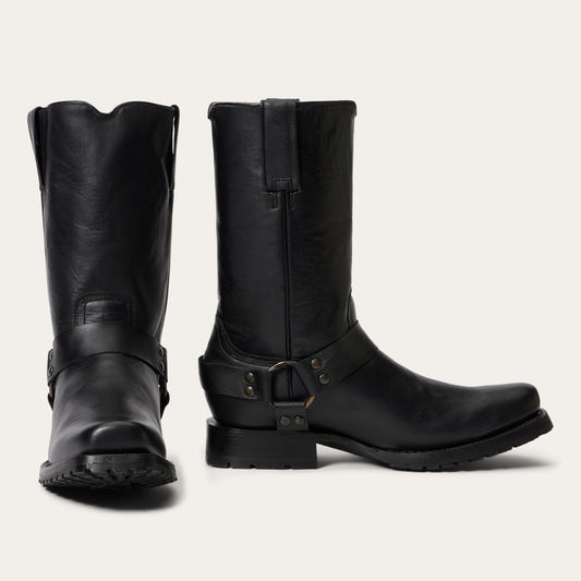 Heritage Harness Boots Black