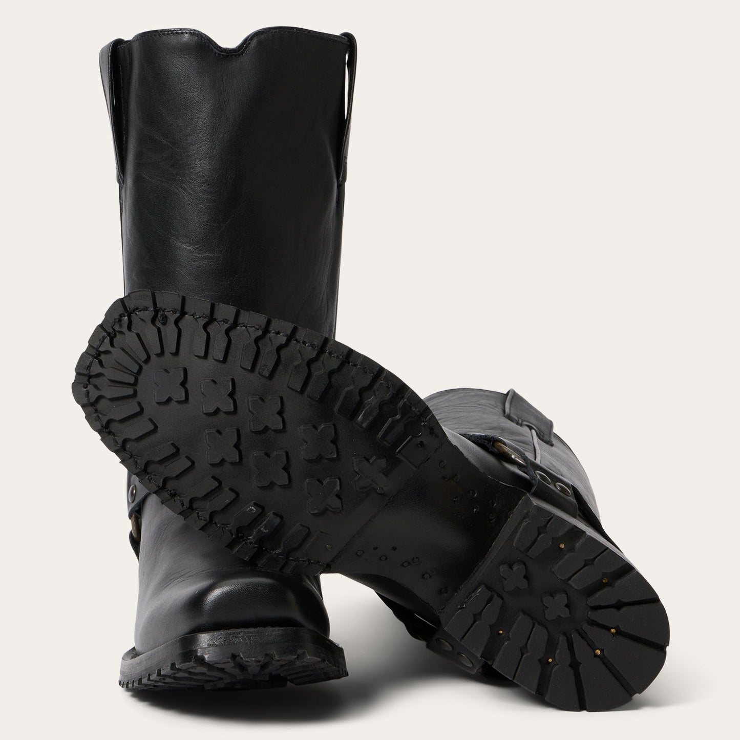 Heritage Harness Boots Black