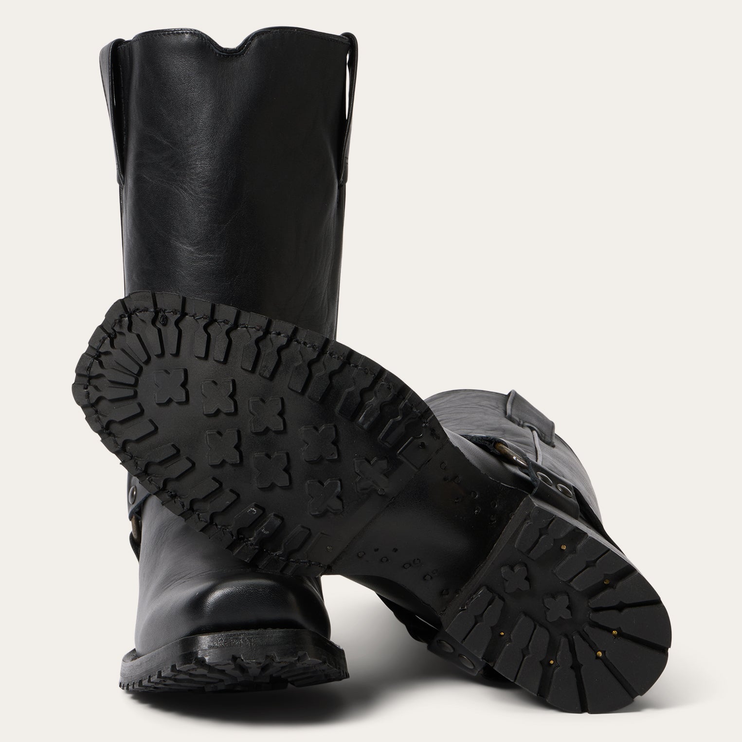 Heritage Harness Boots Black