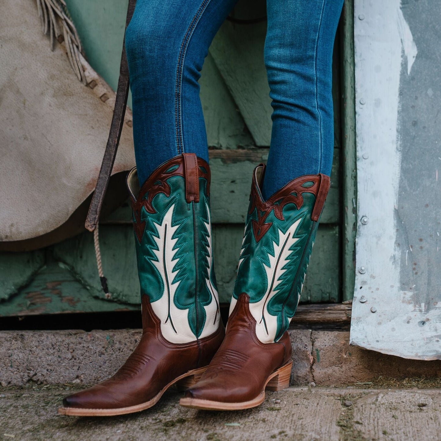 Jess Boots Turquoise