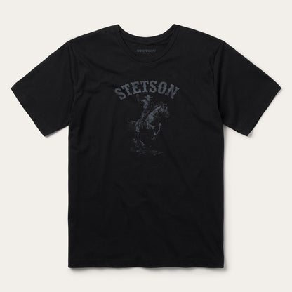 Bronco Rider Graphic Tee Black
