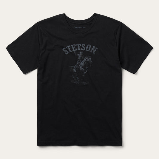 Bronco Rider Graphic Tee Black