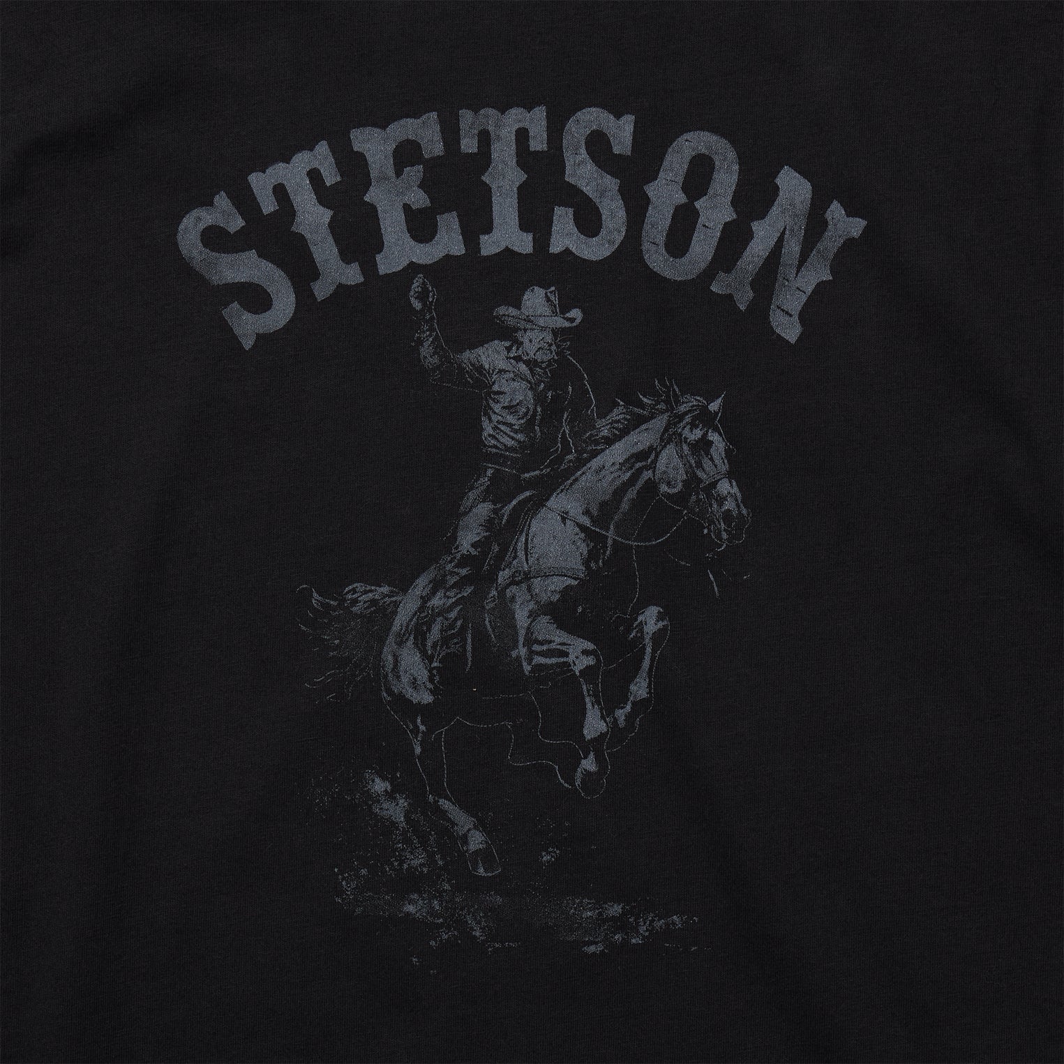 Bronco Rider Graphic Tee Black