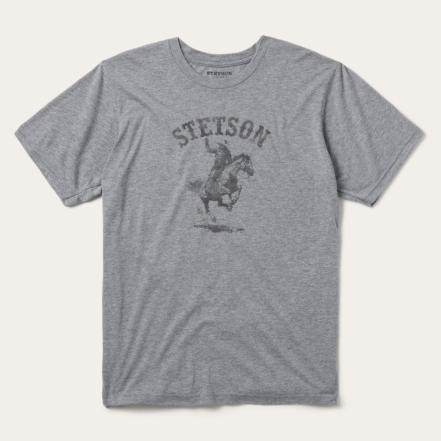 Bronco Rider Graphic Tee Grey