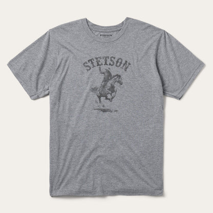Bronco Rider Graphic Tee Grey
