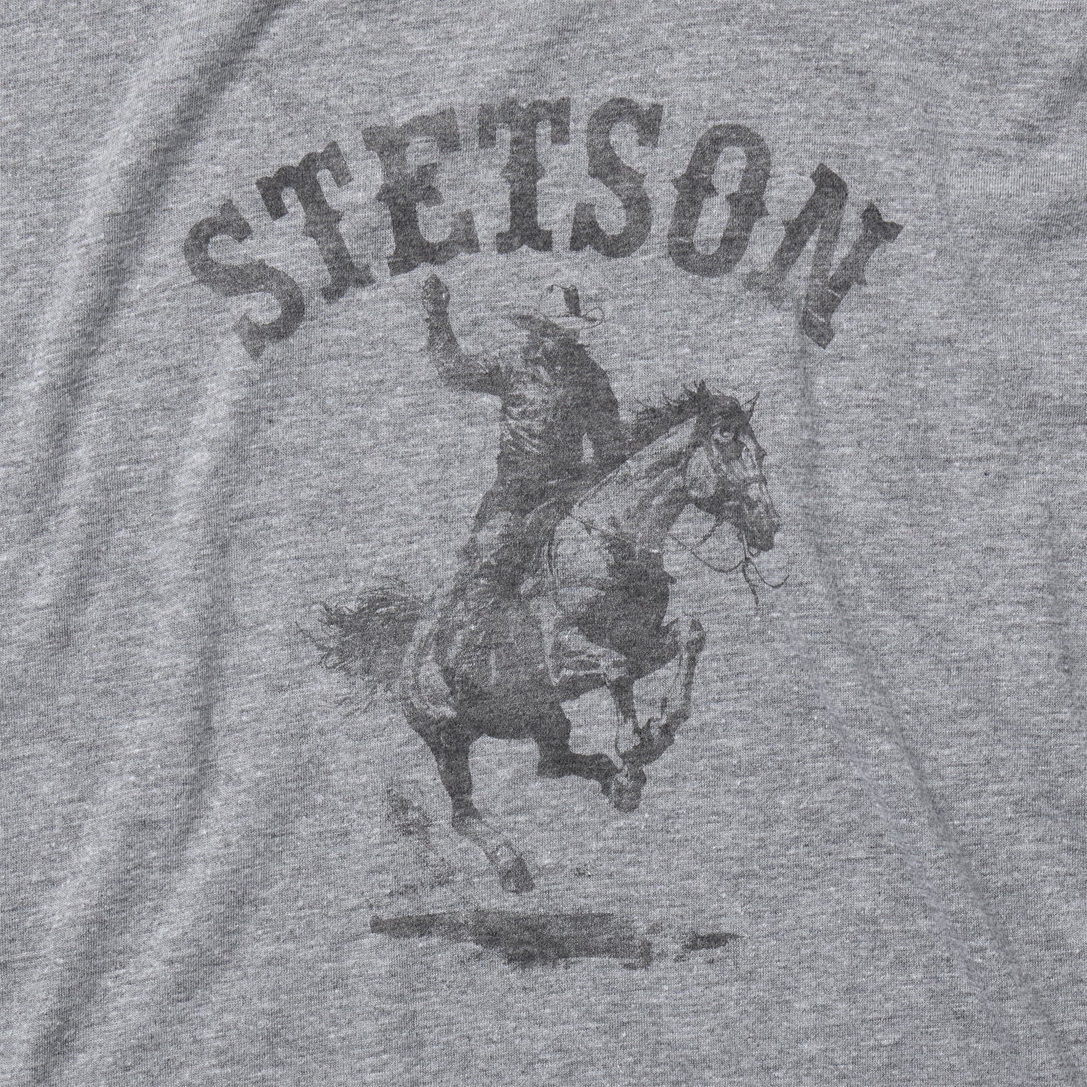 Bronco Rider Graphic Tee Grey