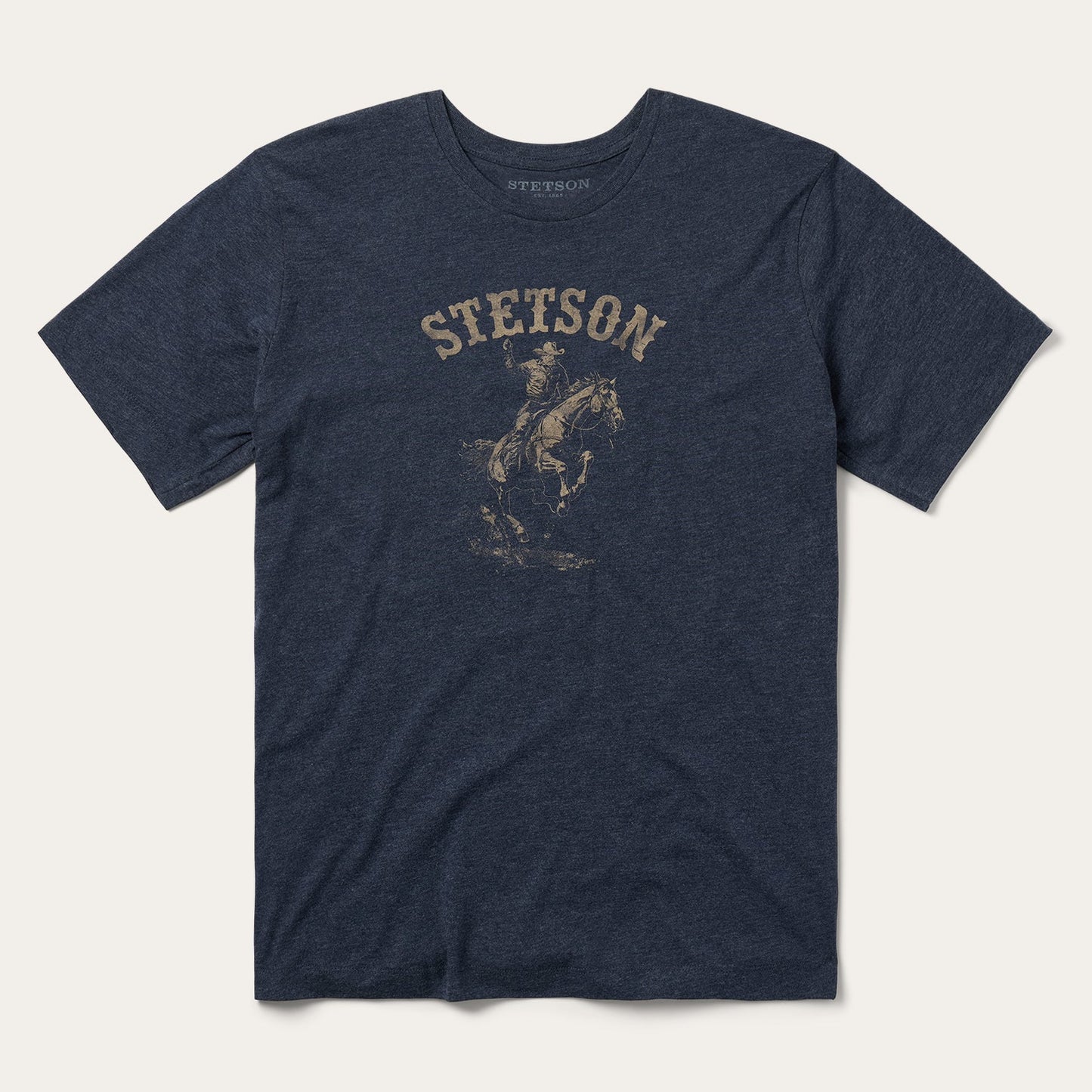 Bronco Rider Graphic Tee Blue