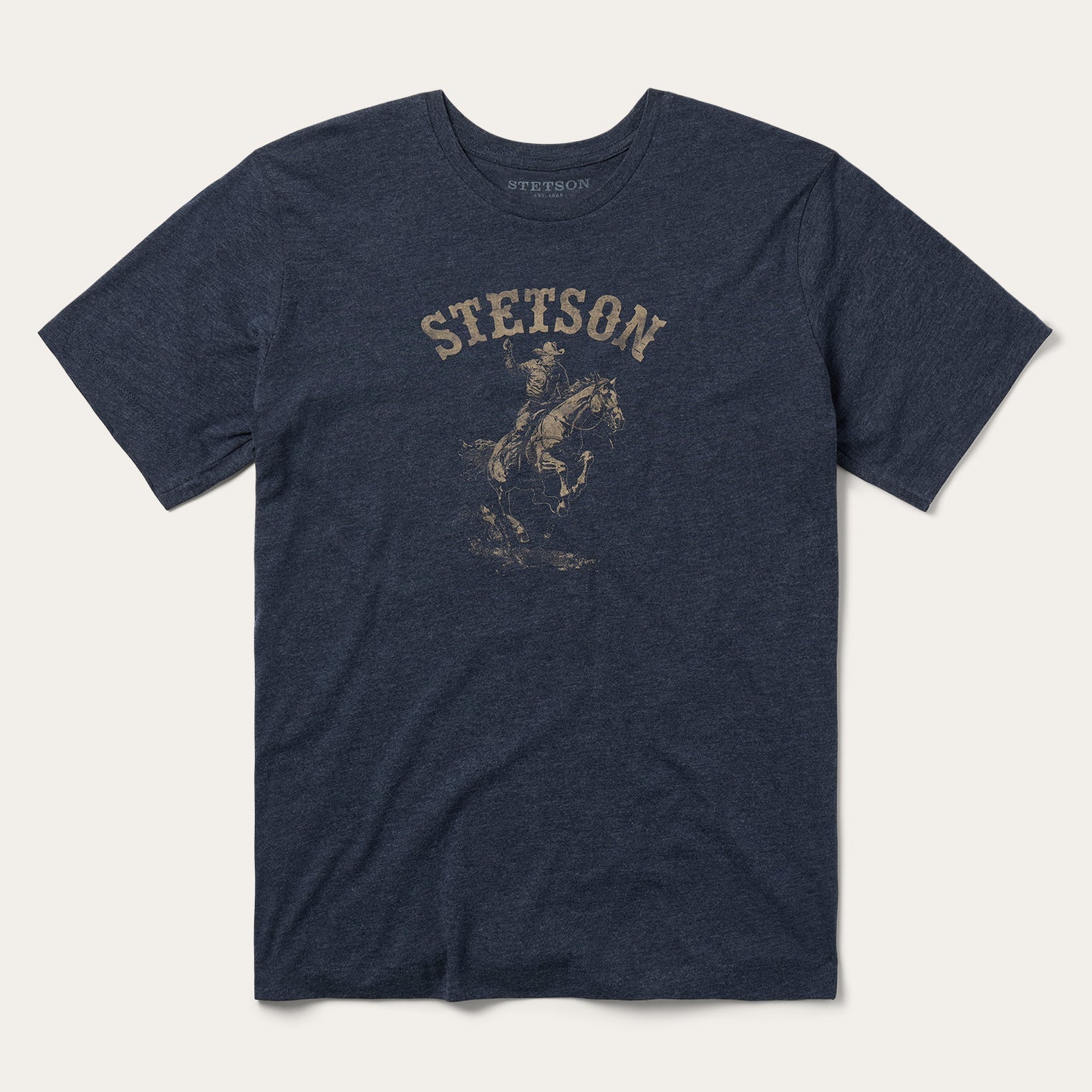 Bronco Rider Graphic Tee Blue