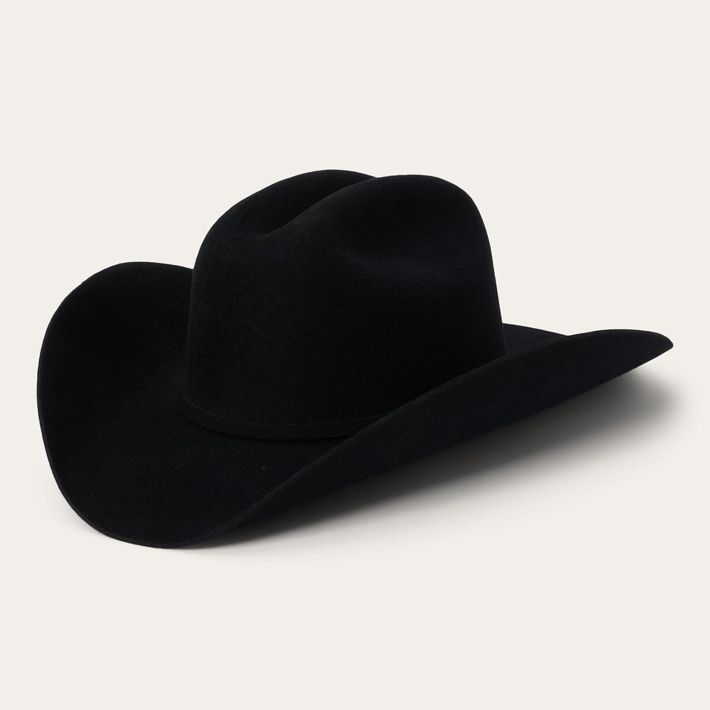 Deadwood 4X Cowboy Hat - 4 1/4" Crown Black