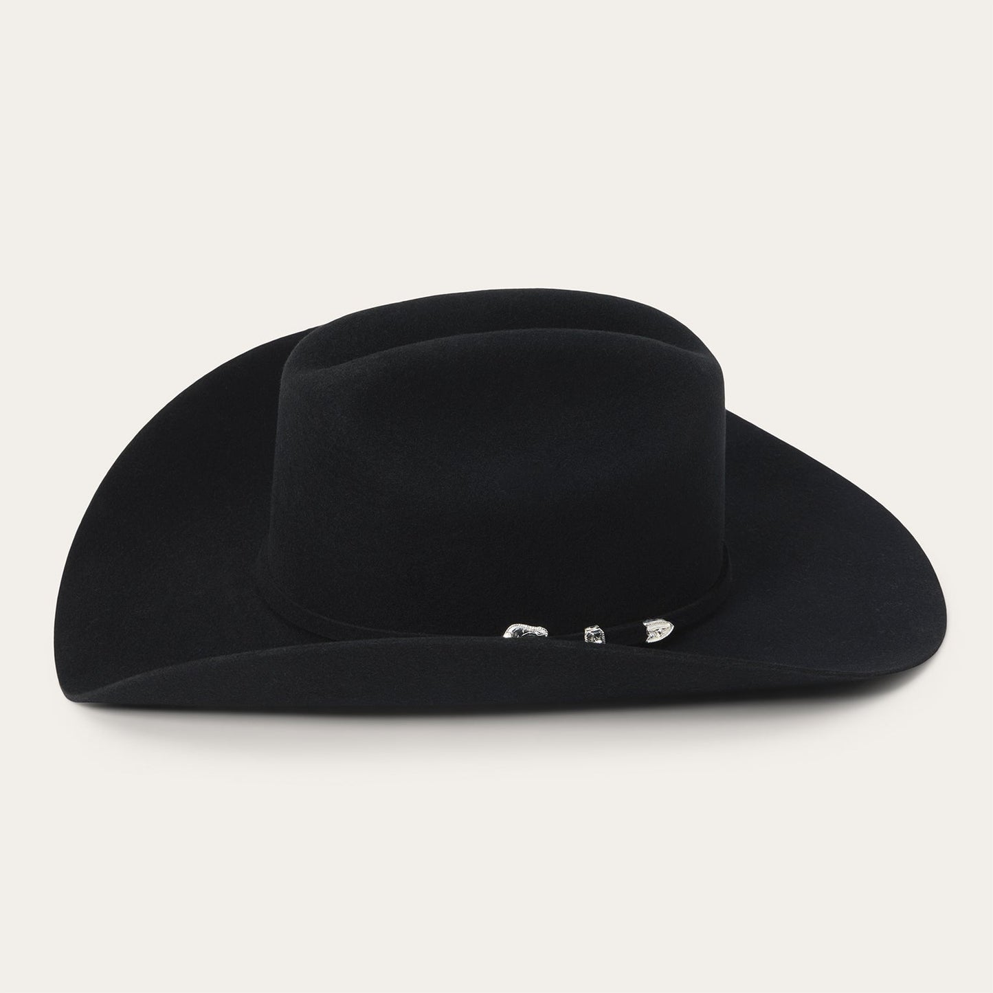 Deadwood 4X Cowboy Hat - 4 1/4" Crown Black