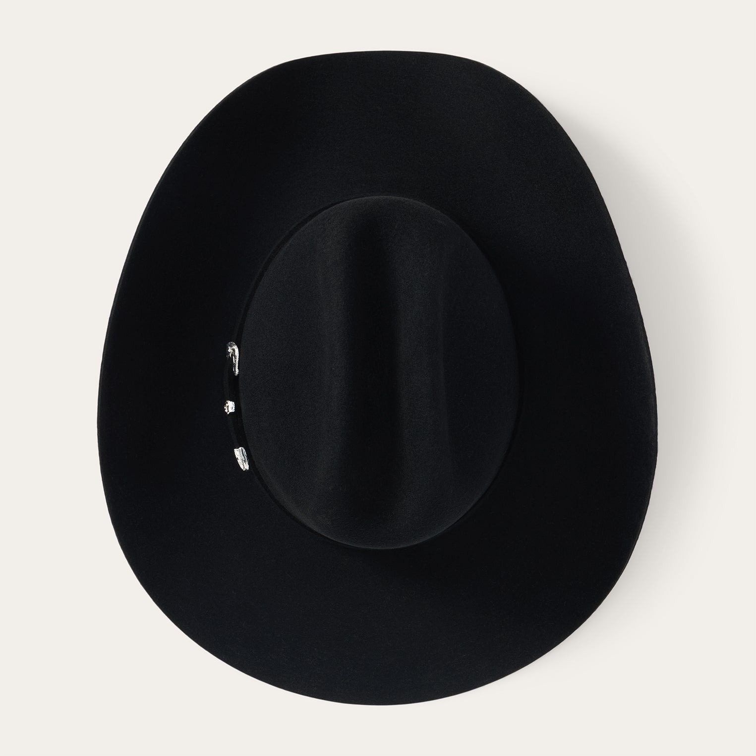 Deadwood 4X Cowboy Hat - 4 1/4" Crown Black