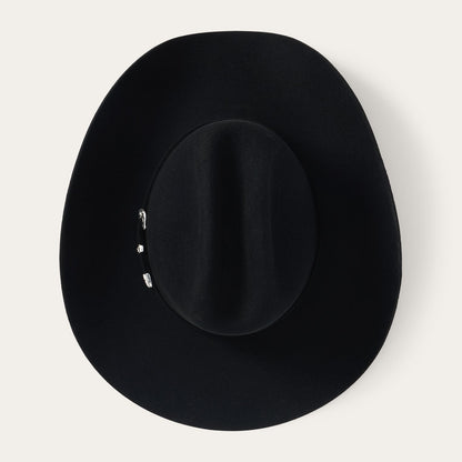 Deadwood 4X Cowboy Hat - 4 1/4" Crown Black