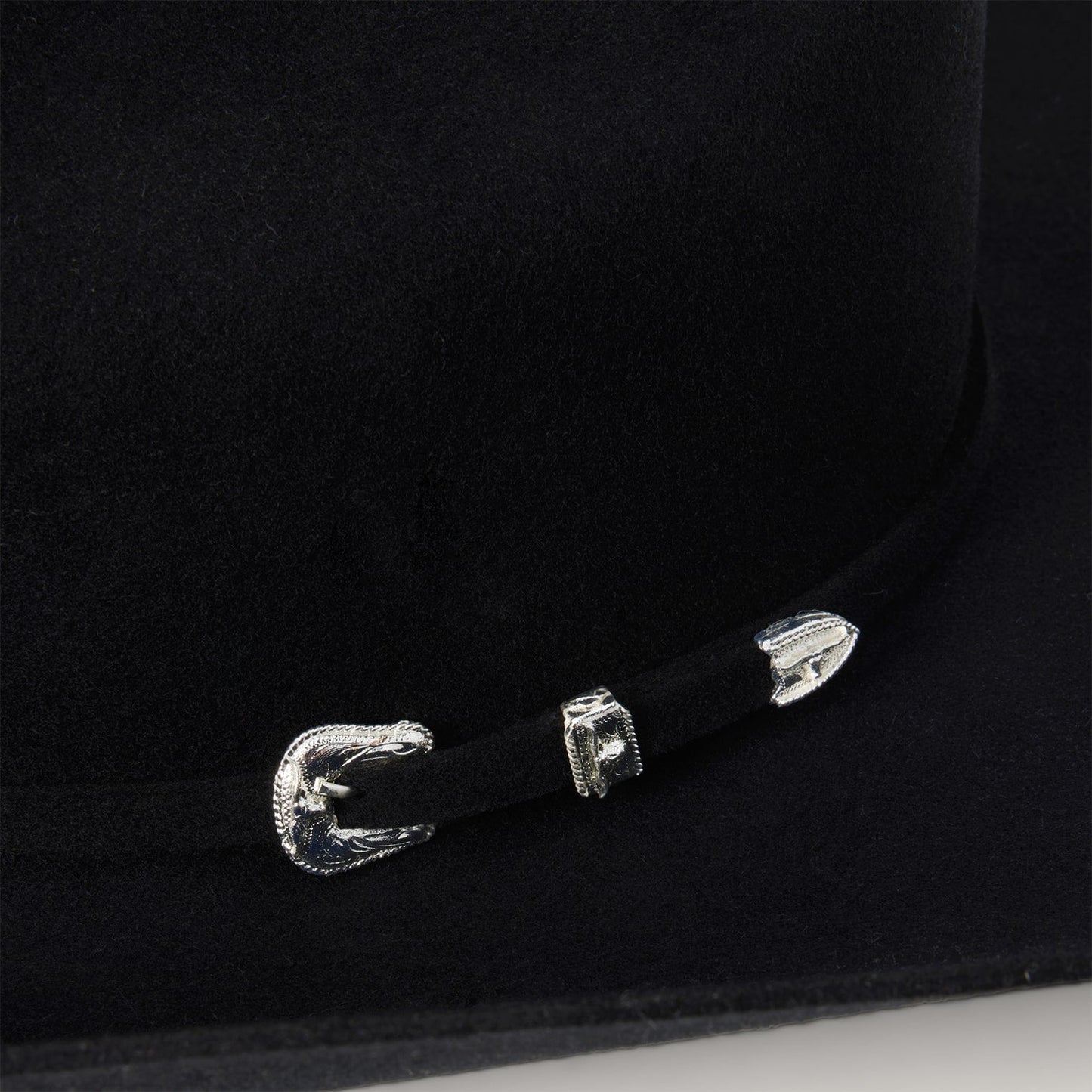 Deadwood 4X Cowboy Hat - 4 1/4" Crown Black