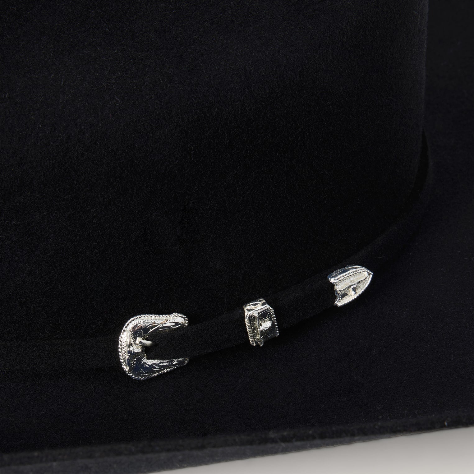 Deadwood 4X Cowboy Hat - 4 1/4" Crown Black