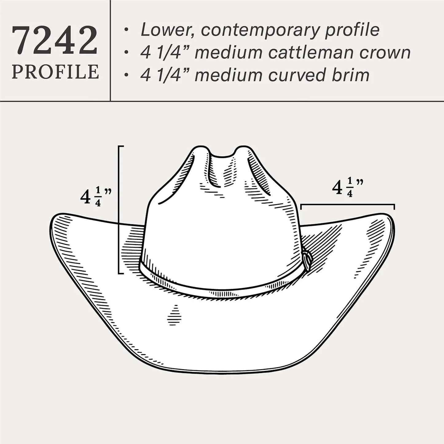 Shasta 10X Cowboy Hat - 4 1/4" Brim Black