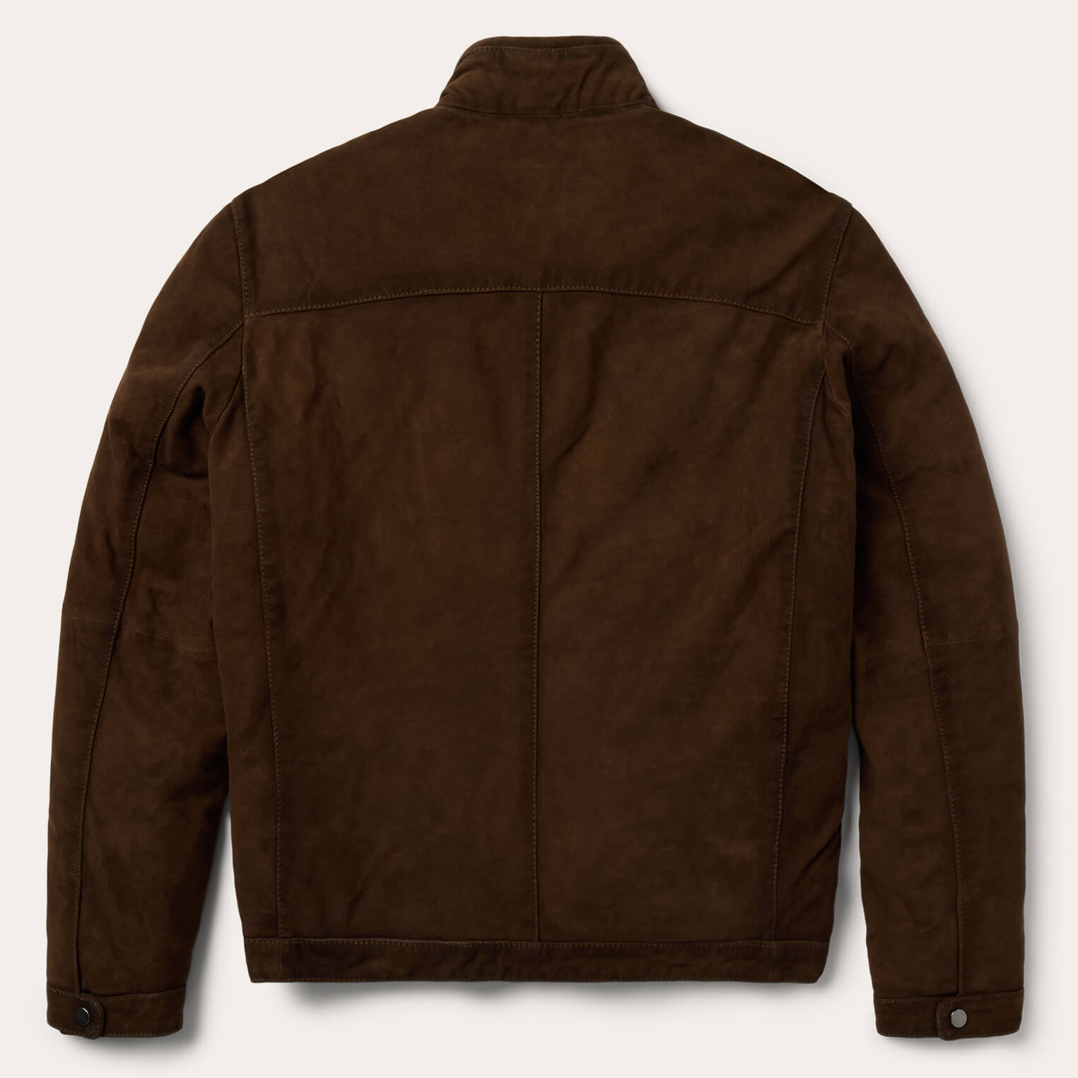 Suede Moto Jacket Brown