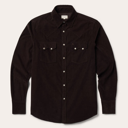 Corduroy Western Shirt Brown