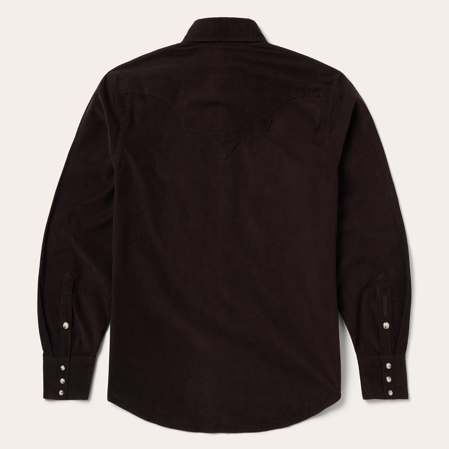Corduroy Western Shirt Brown