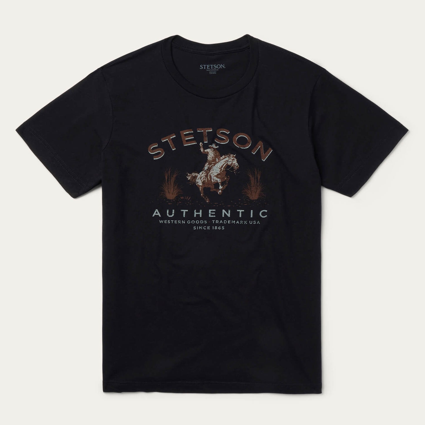 Stetson Authentic Graphic Tee Black