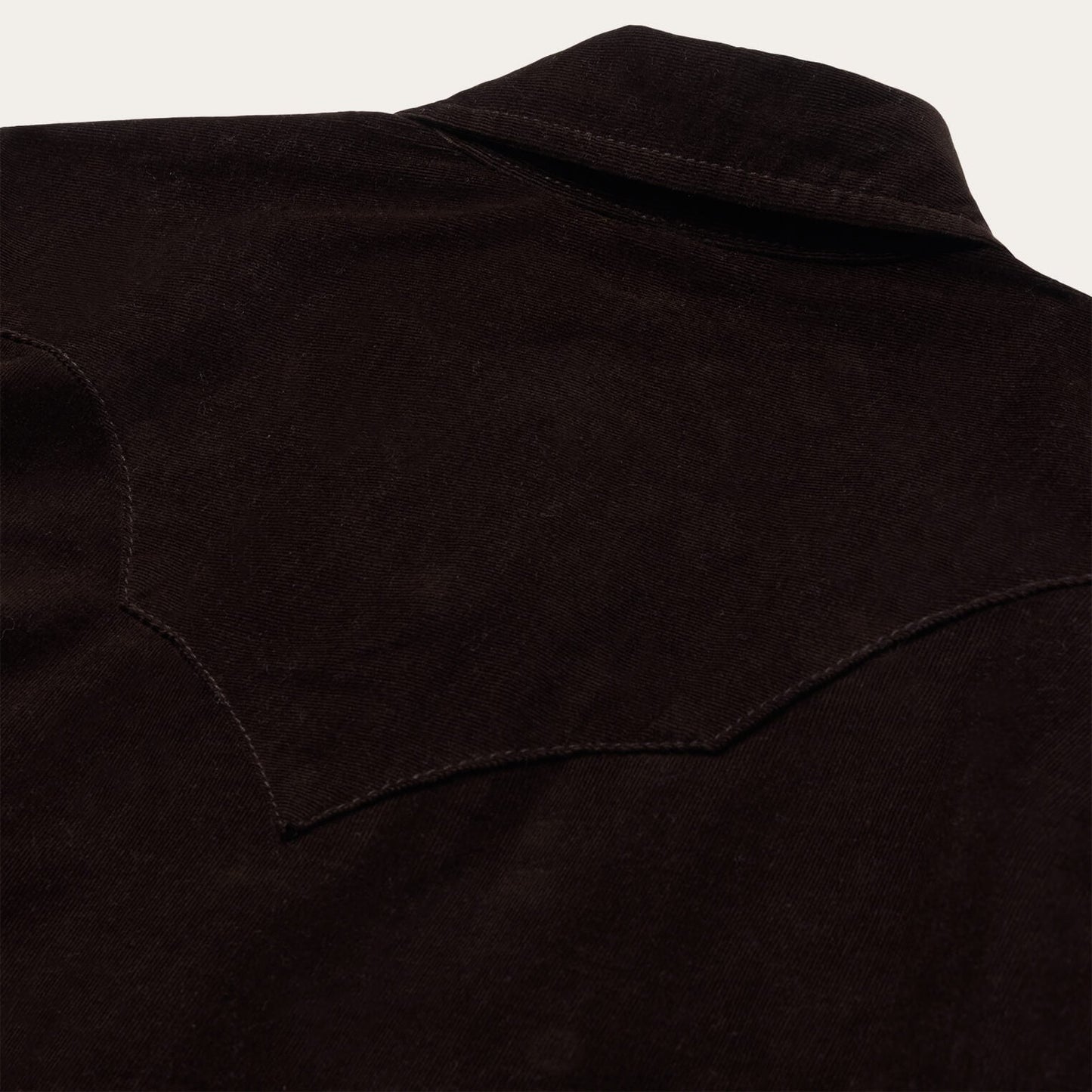 Corduroy Denim Western Shirt Brown