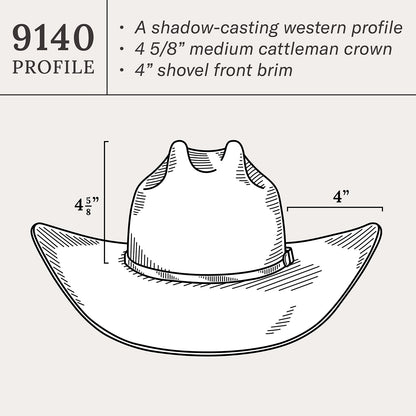 Pismo Cowboy Hat Powder Pink