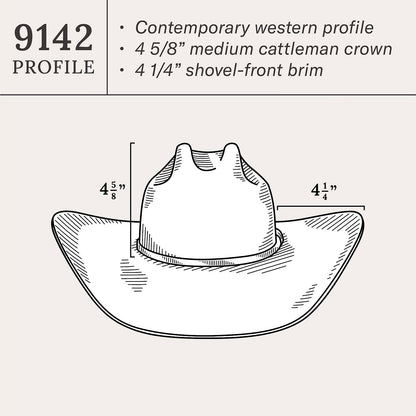 Acoustic 6X Cowboy Hat Driftwood