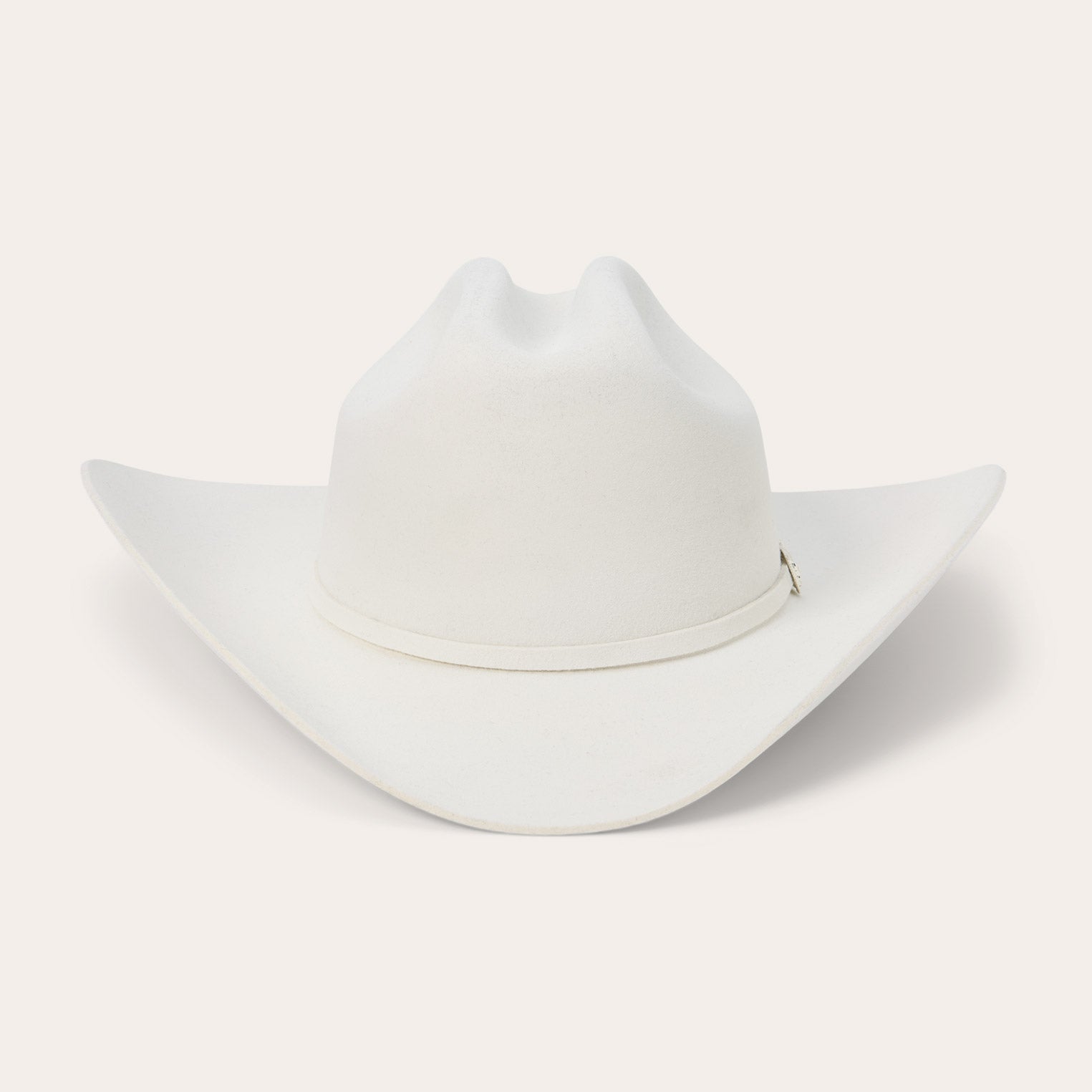 Deadwood 4X Cowboy Hat - 4 1/4" Crown White