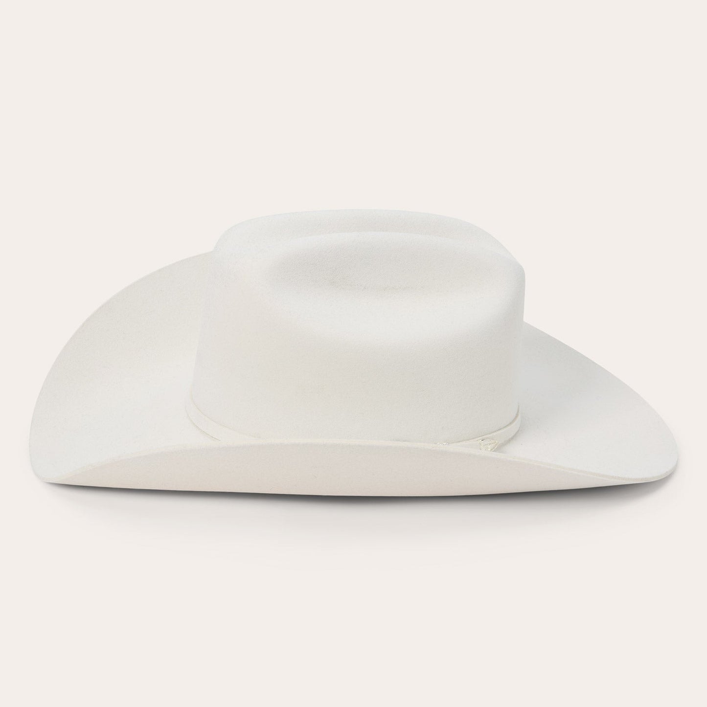 Deadwood 4X Cowboy Hat - 4 1/4" Crown White