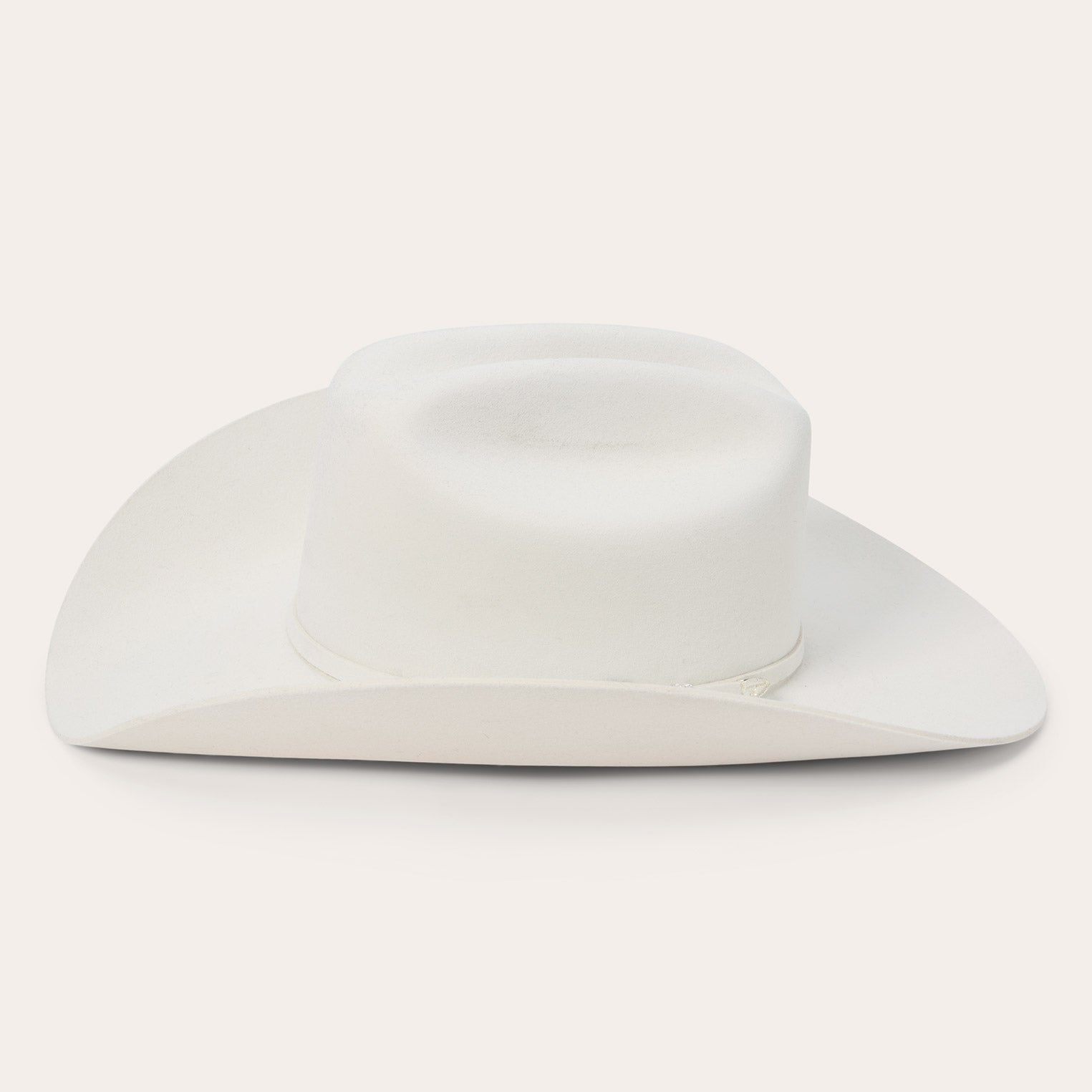 Deadwood 4X Cowboy Hat - 4 1/4" Crown White