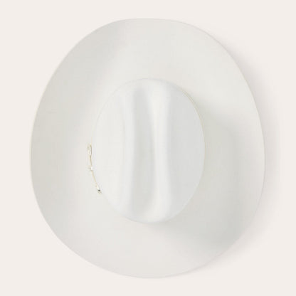 Deadwood 4X Cowboy Hat - 4 1/4" Crown White
