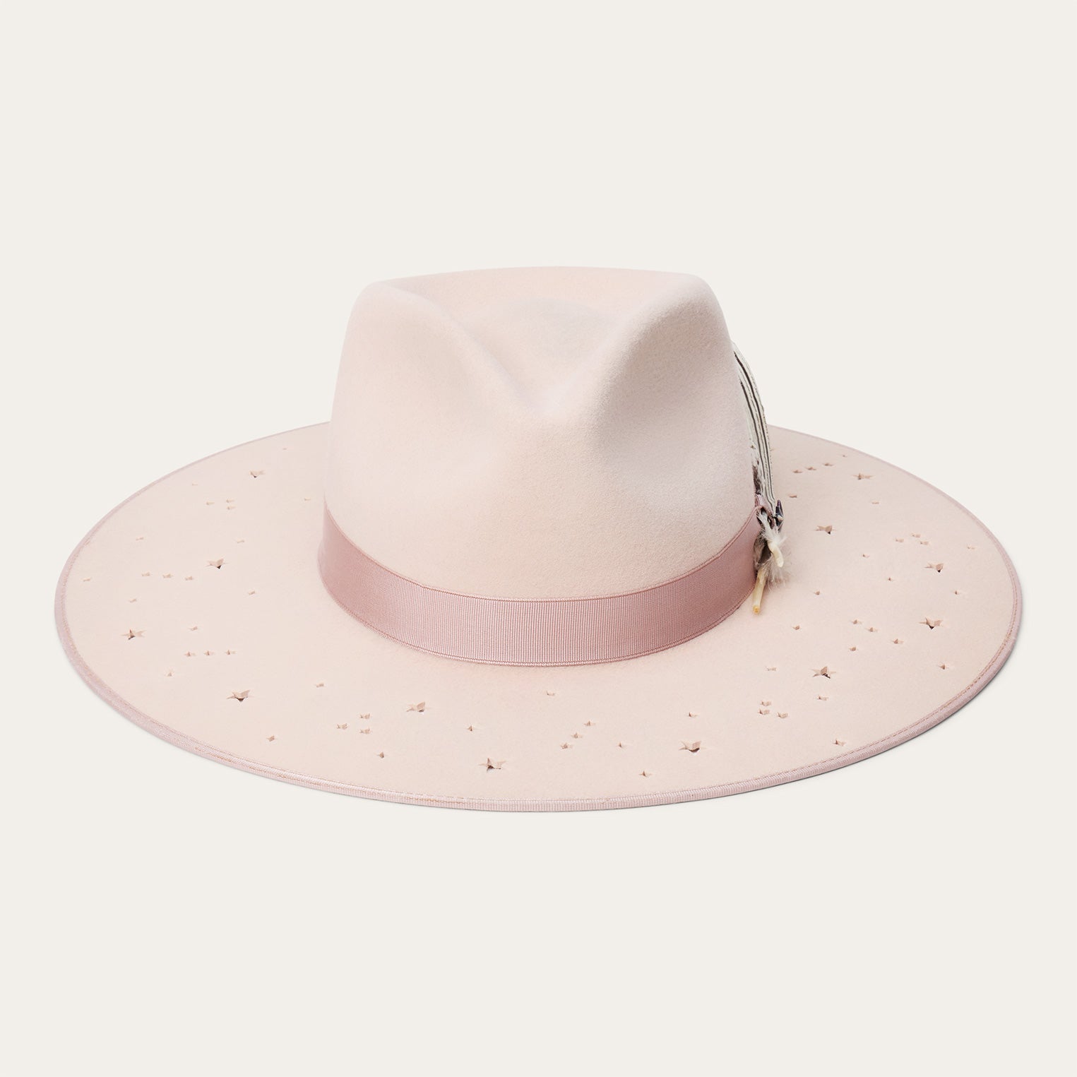 Night Sky Fedora Powder Pink