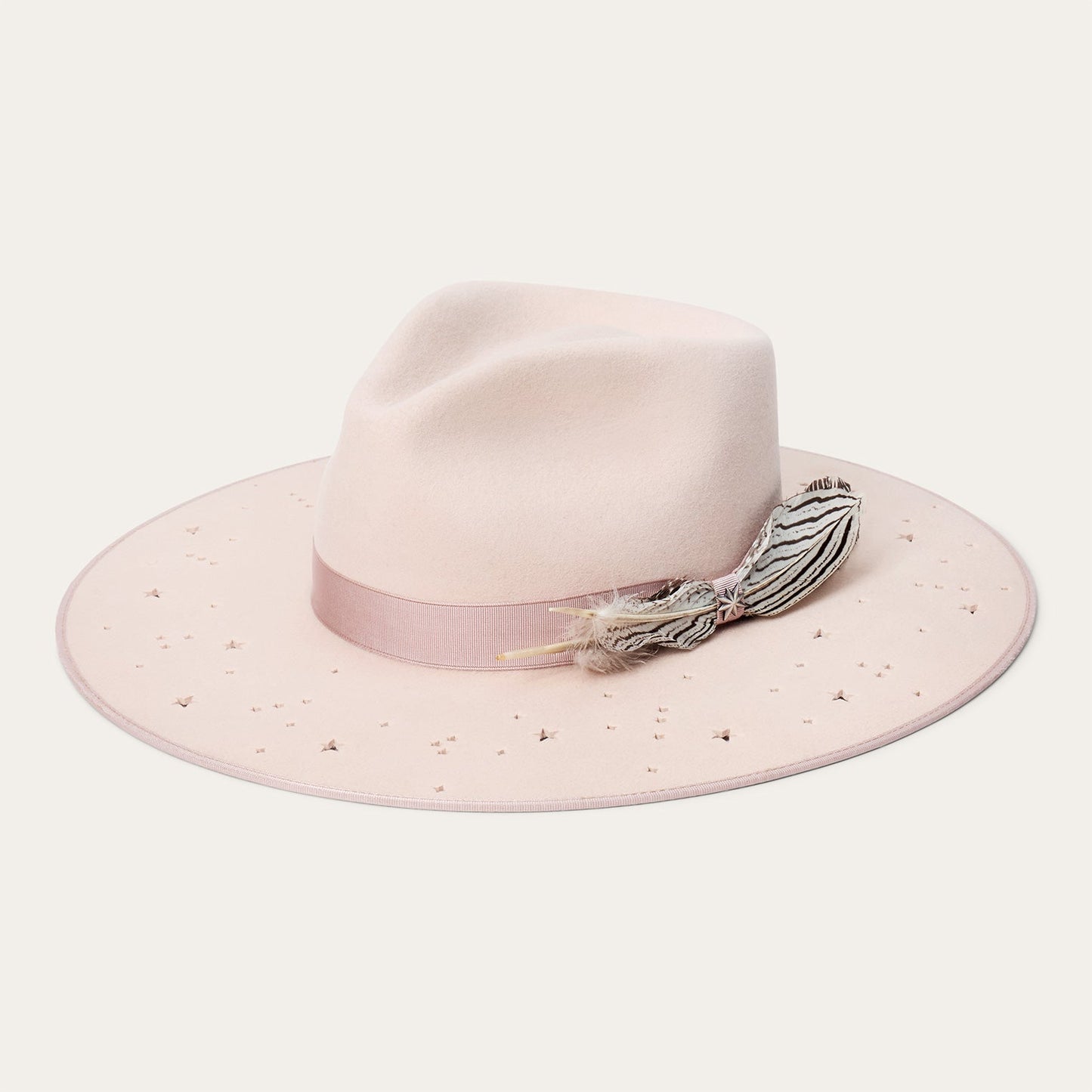 Night Sky Fedora Powder Pink
