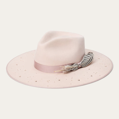 Night Sky Fedora Powder Pink