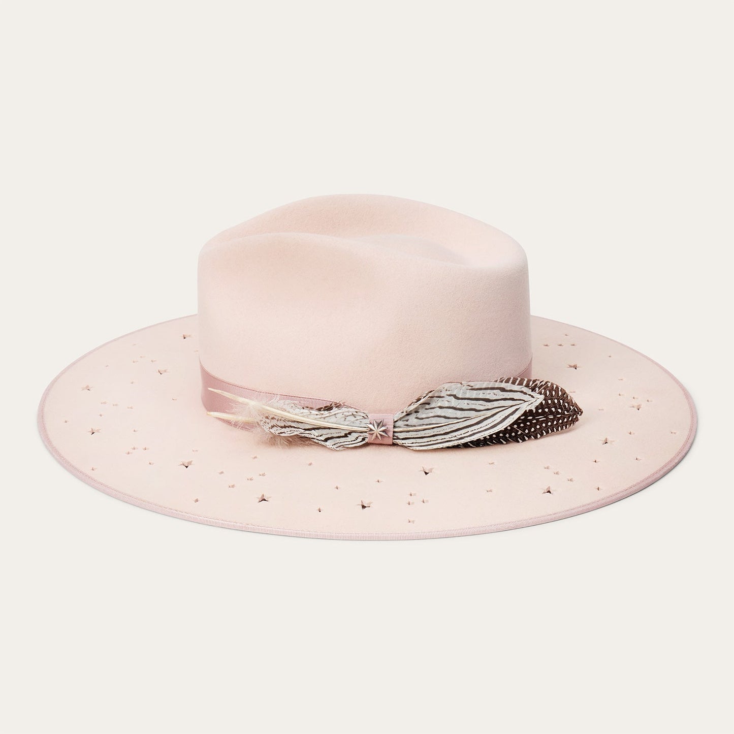 Night Sky Fedora Powder Pink