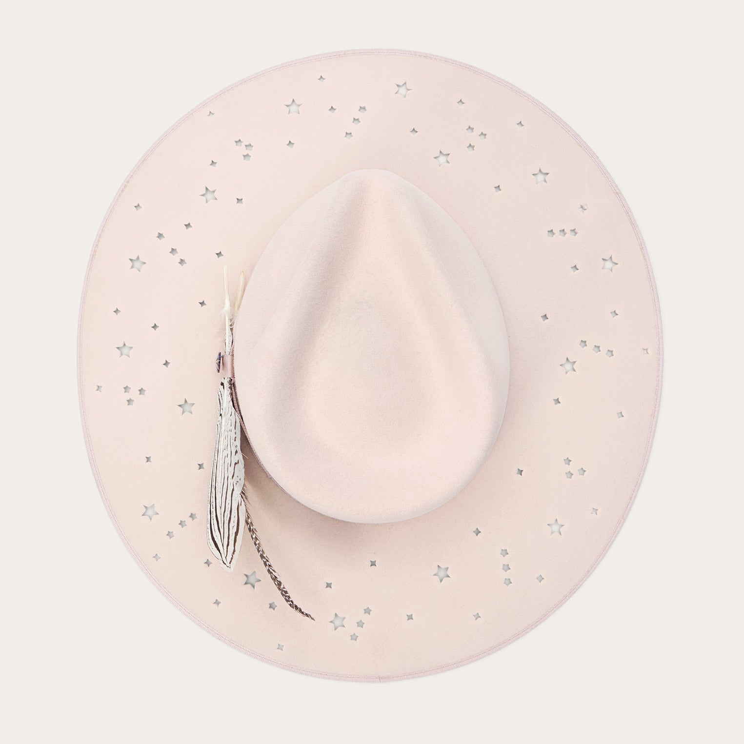Night Sky Fedora Powder Pink