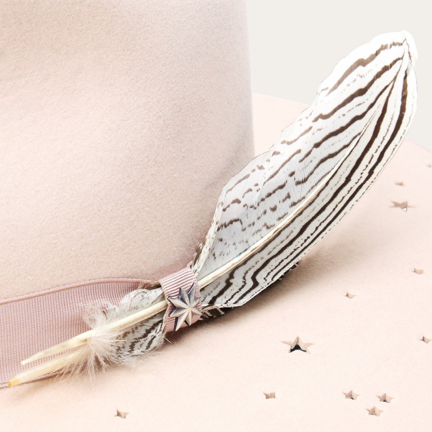 Night Sky Fedora Powder Pink