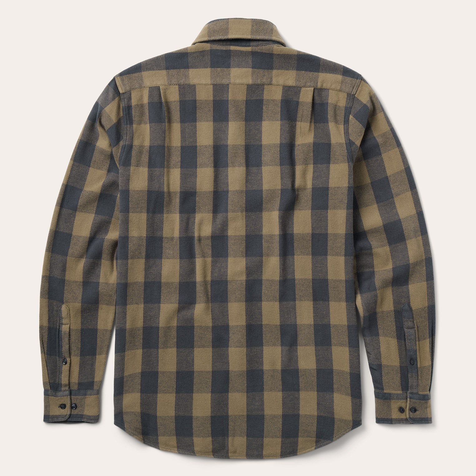 Buffalo Check Flannel Shirt Brown