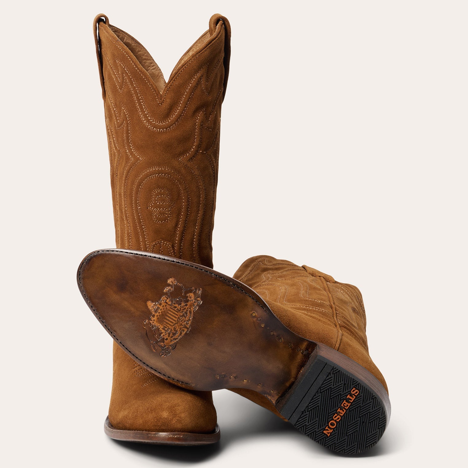 James Boots Tan Suede