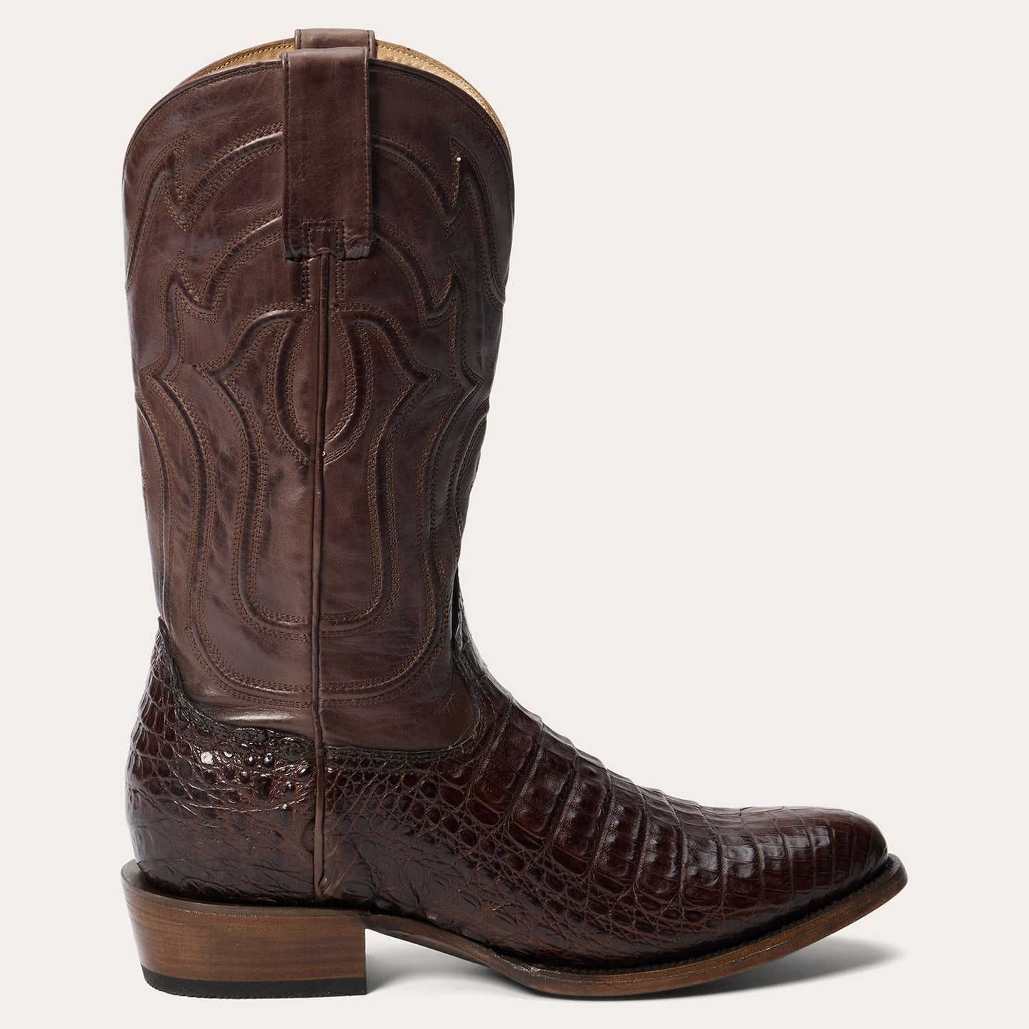 Holliday Caiman Boots Tobacco