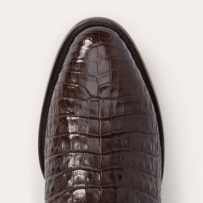 Holliday Caiman Boots Tobacco