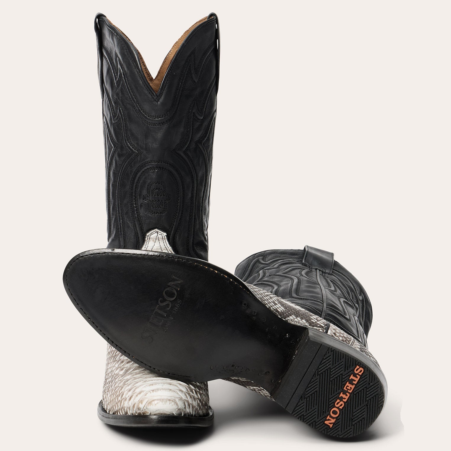 Wild Bill Python Boots Natural