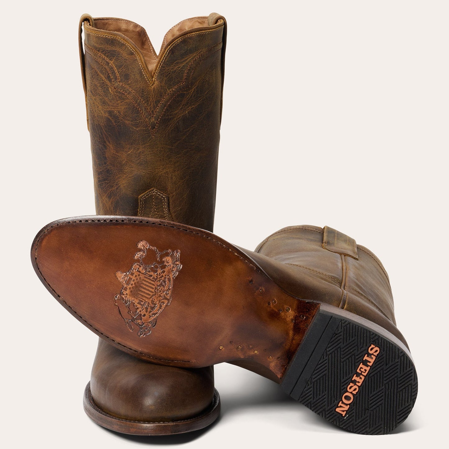 Cassidy Roper Boots Oiled Walnut